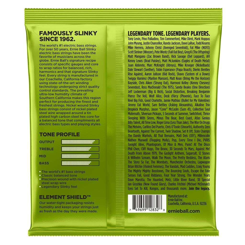 Regular Slinky Nickel Wound Electric Bass Strings 50-105 Gauge
