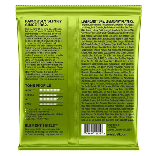 Regular Slinky Nickel Wound Electric Bass Strings 50-105 Gauge