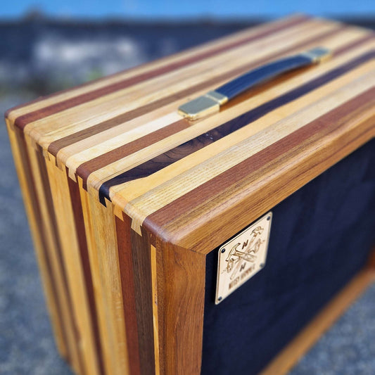 Exotic Hardwood Guitar Cabinet 1x12 Vintage 30