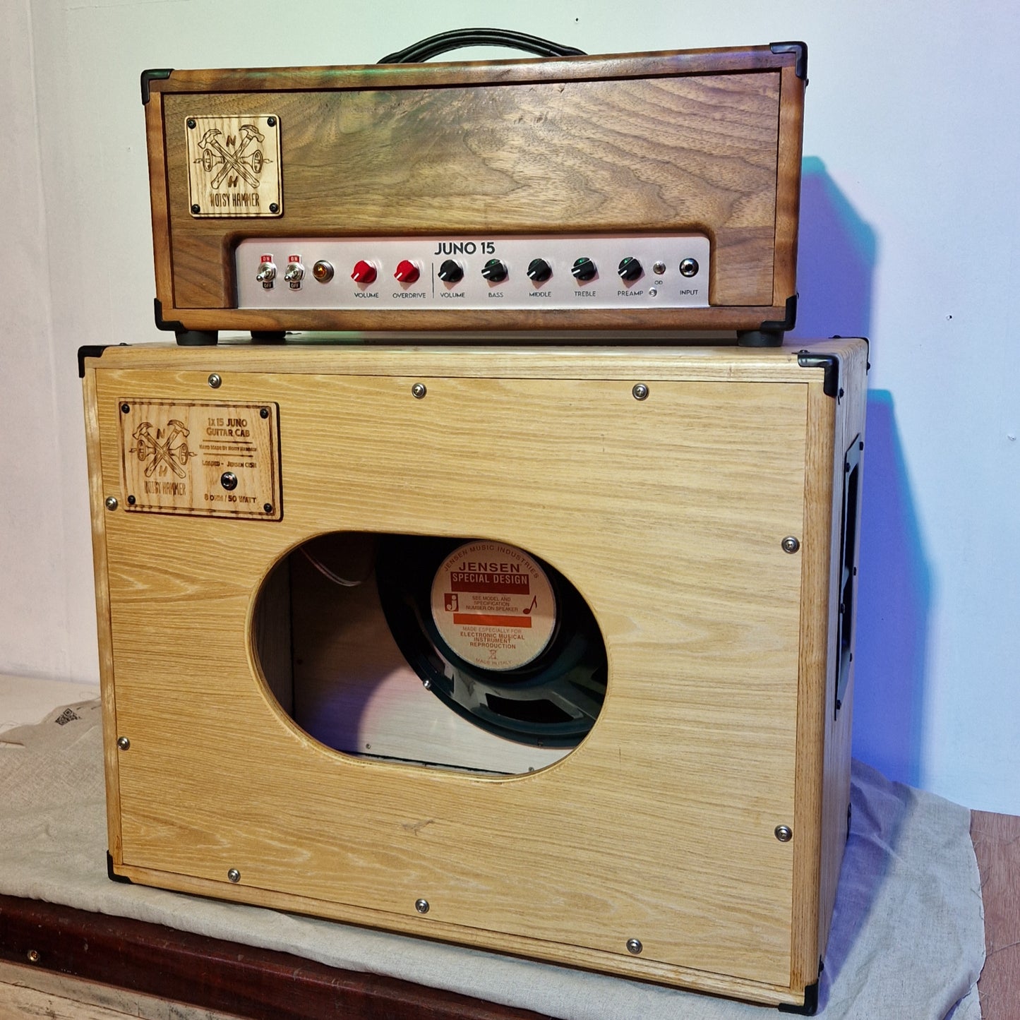 Noisy Hammer Juno 15w Guitar Amplifier + 2x12" or 1x15" cab image 4