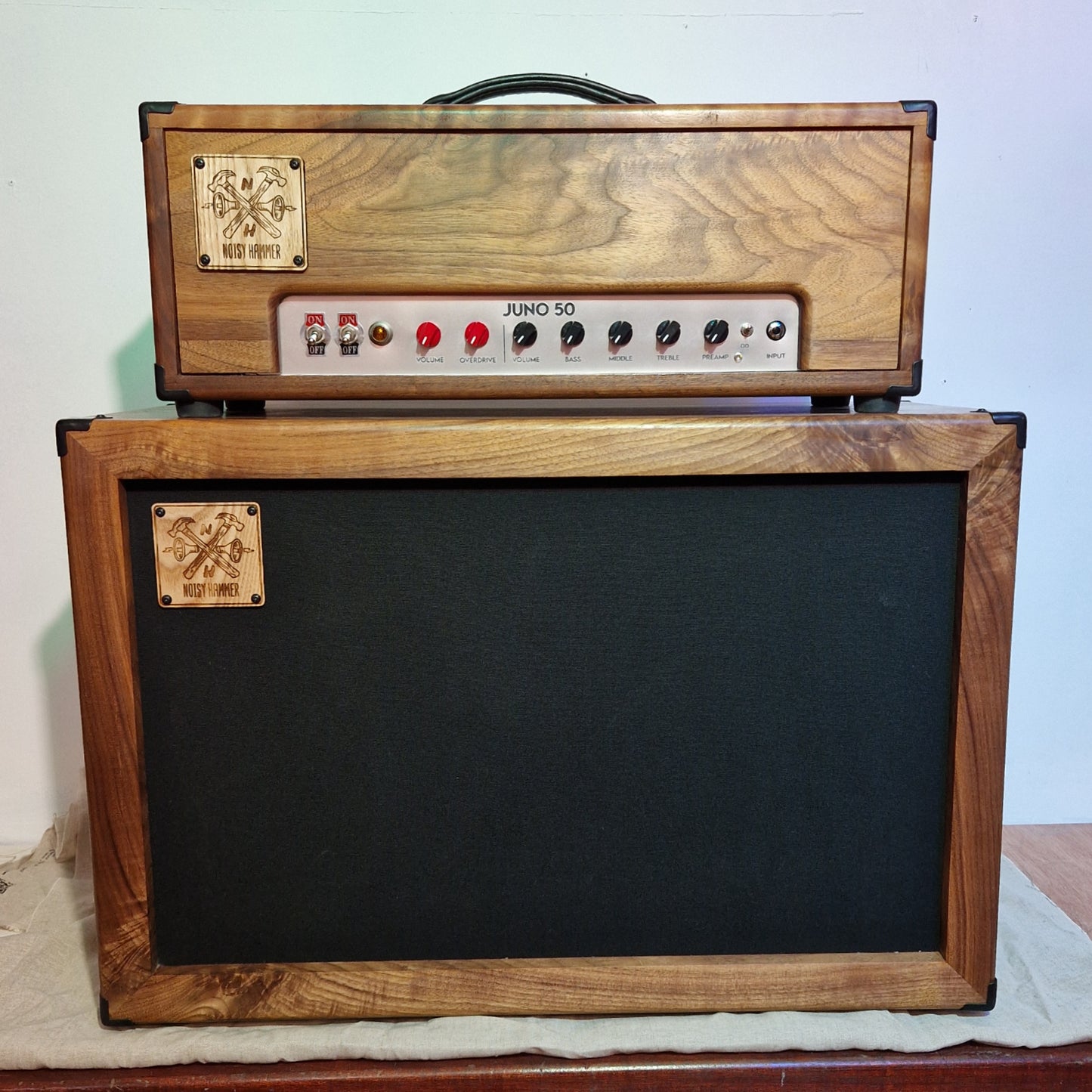 Noisy Hammer Juno 50w Guitar Amplifier + 2x12" cab image 0