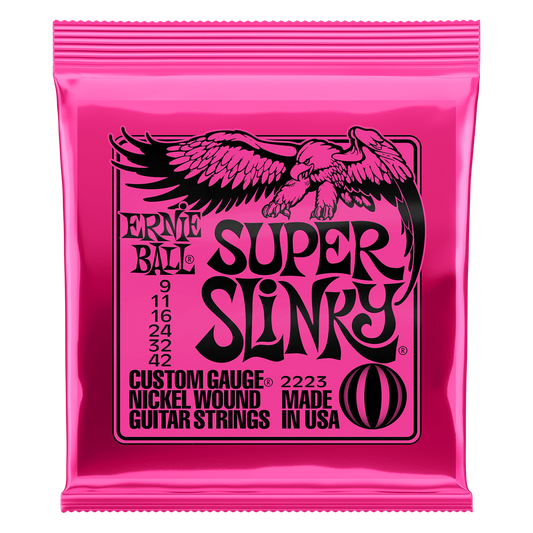 Super Slinky Nickel Wound Electric Guitar Strings 9-42 Gauge image 0