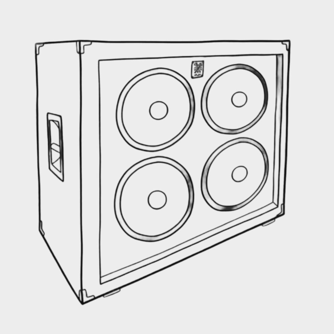Husky 4x12" Guitar Speaker Cabinet image 0