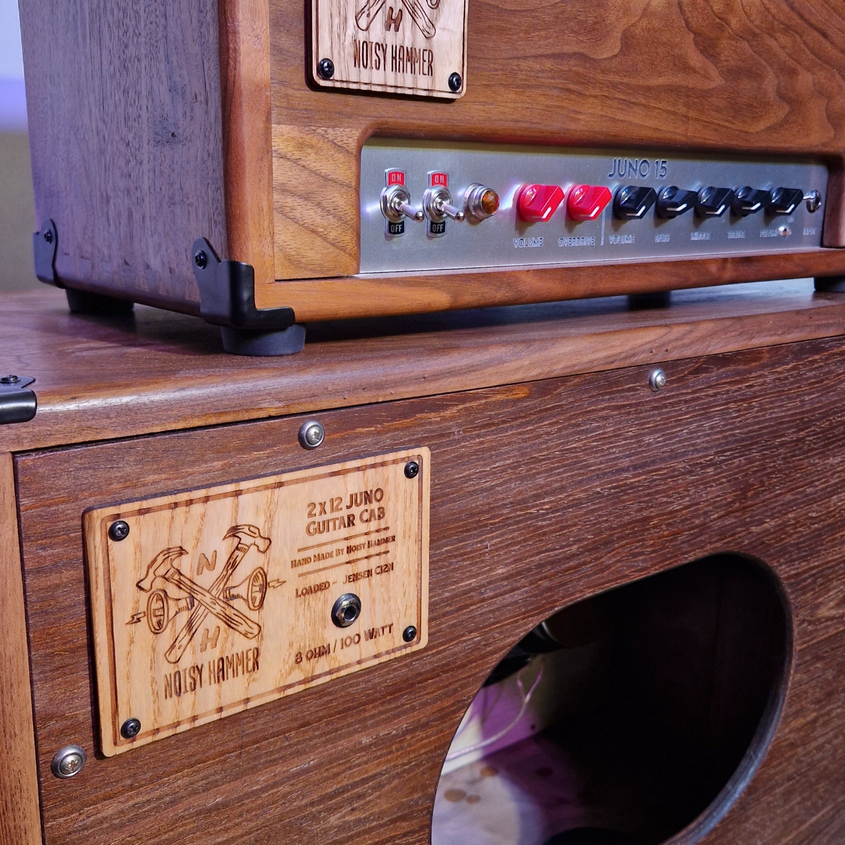 Noisy Hammer Juno 15w Guitar Amplifier + 2x12" or 1x15" cab image 13