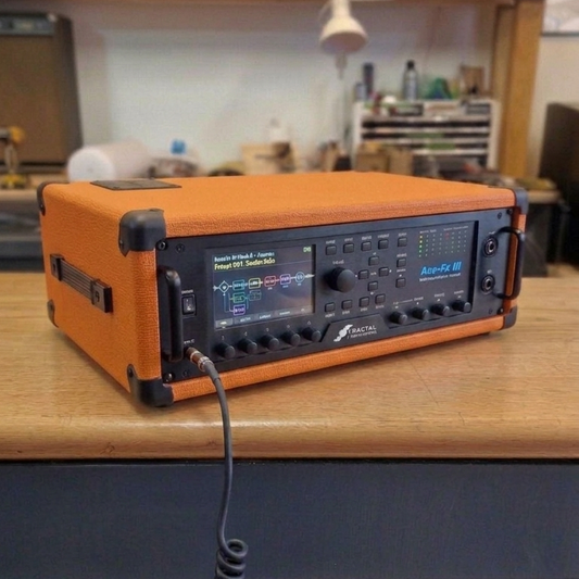 Axe FX Rack_Unit_Case_Headshell_Orange