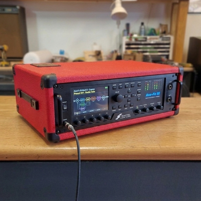 Axe Fx Rack Unit Case Headshell Red