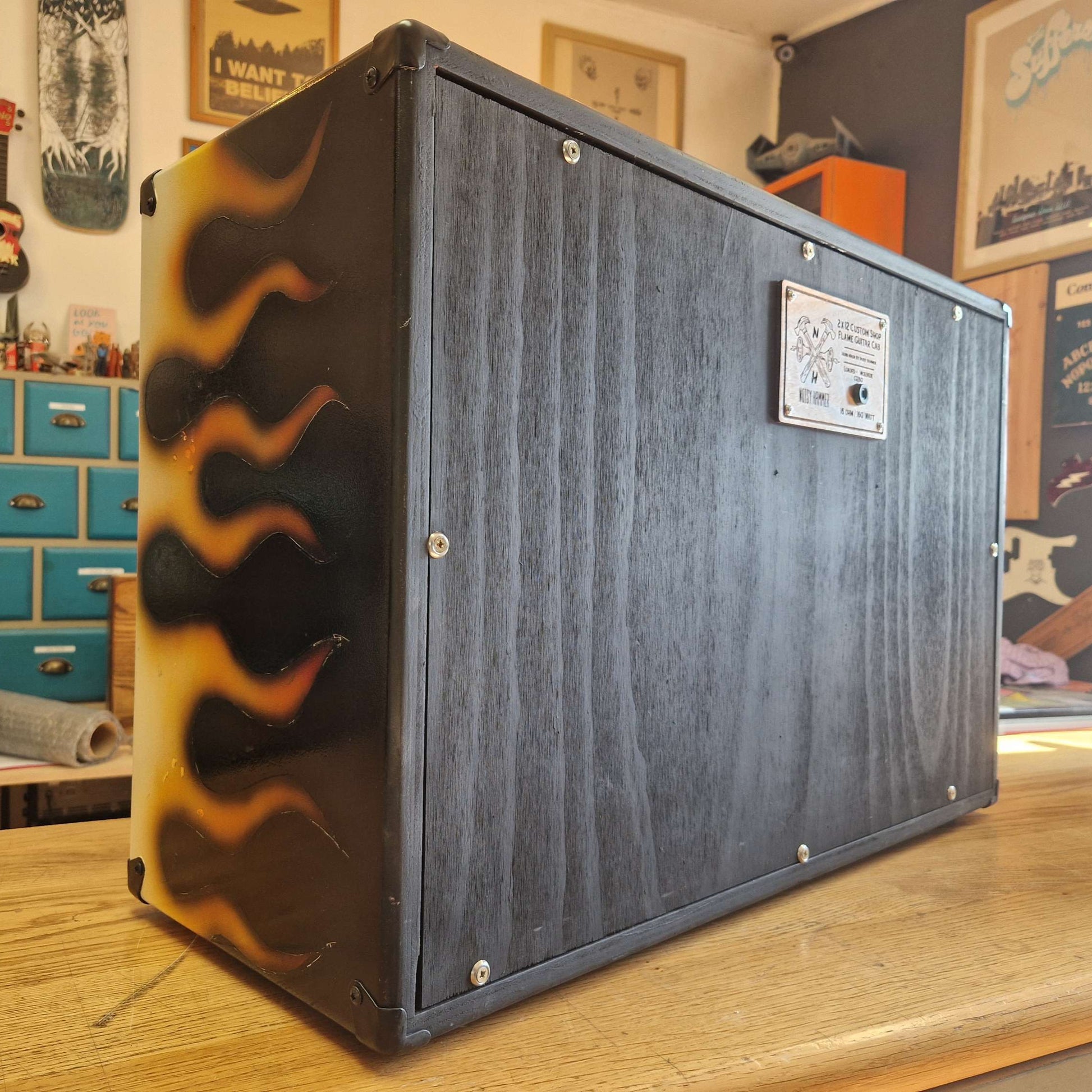 Hot Rod Flame Custom Shop 2x12 Standard Guitar Speaker Cabinet