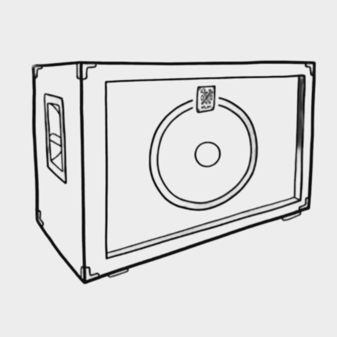 Husky 1x12" Guitar Speaker Cabinet