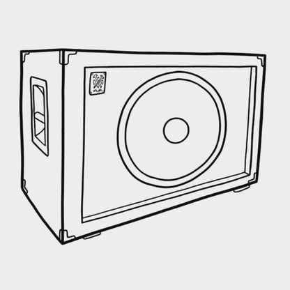 Husky 1x15" Bass Speaker Cabinet