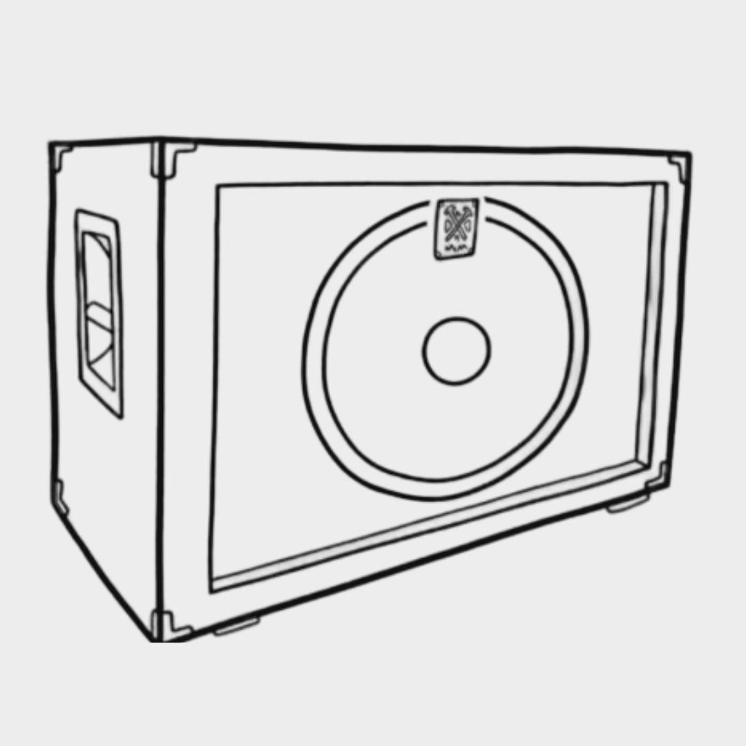 Husky 1x15" Guitar Speaker Cabinet