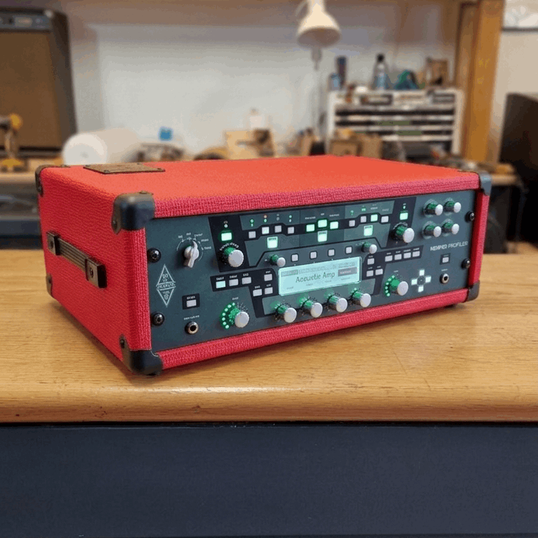 Kemper PowerRack Profiler Unit Case Headshell Red