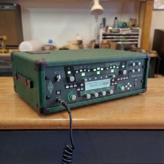Kemper Powerack Profiler Rack_Unit_Case_Headshell_Racing Green Tolex