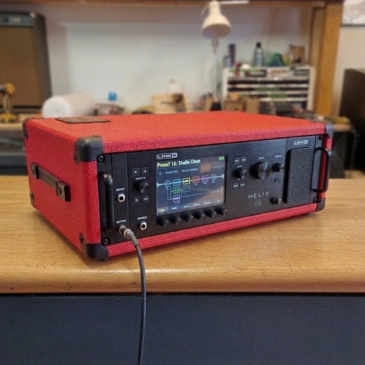 Line 6 Helix Rack Unit Case Headshell Red