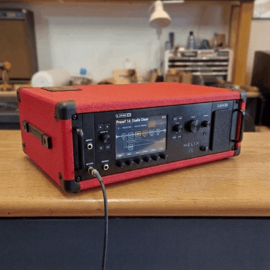 Line 6 Helix Rack Unit Case Headshell Red