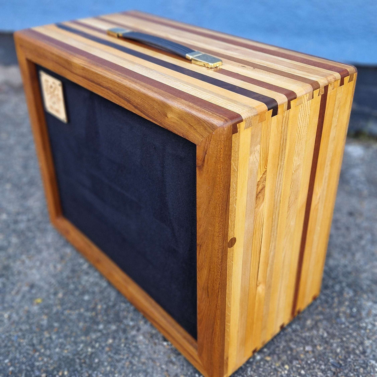 Exotic Hardwood Guitar Cabinet 1x12 Vintage 30 