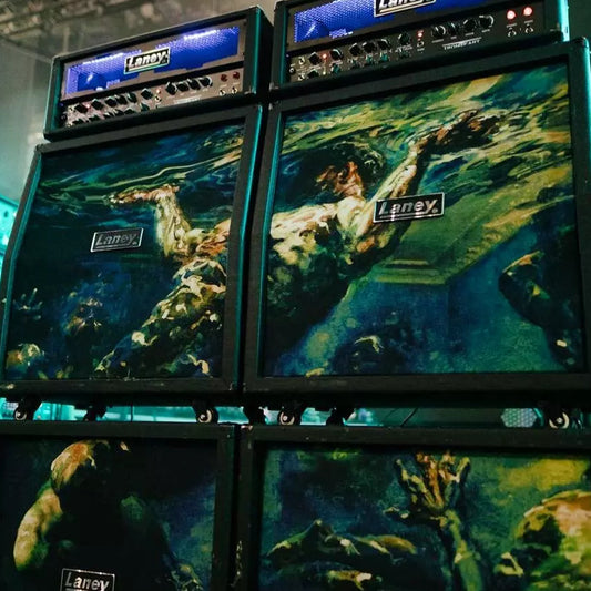 Custom Printed Cabinet Grill Cloth image 0