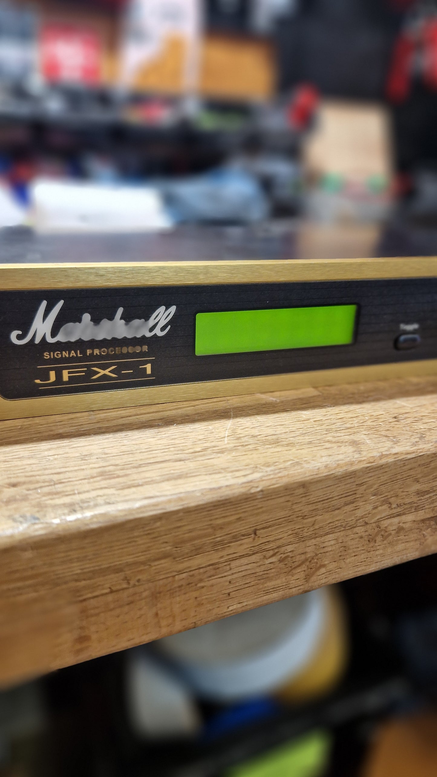 Processeur d'effets guitare en rack Marshall JFX-1 - RARE Vendu tel quel