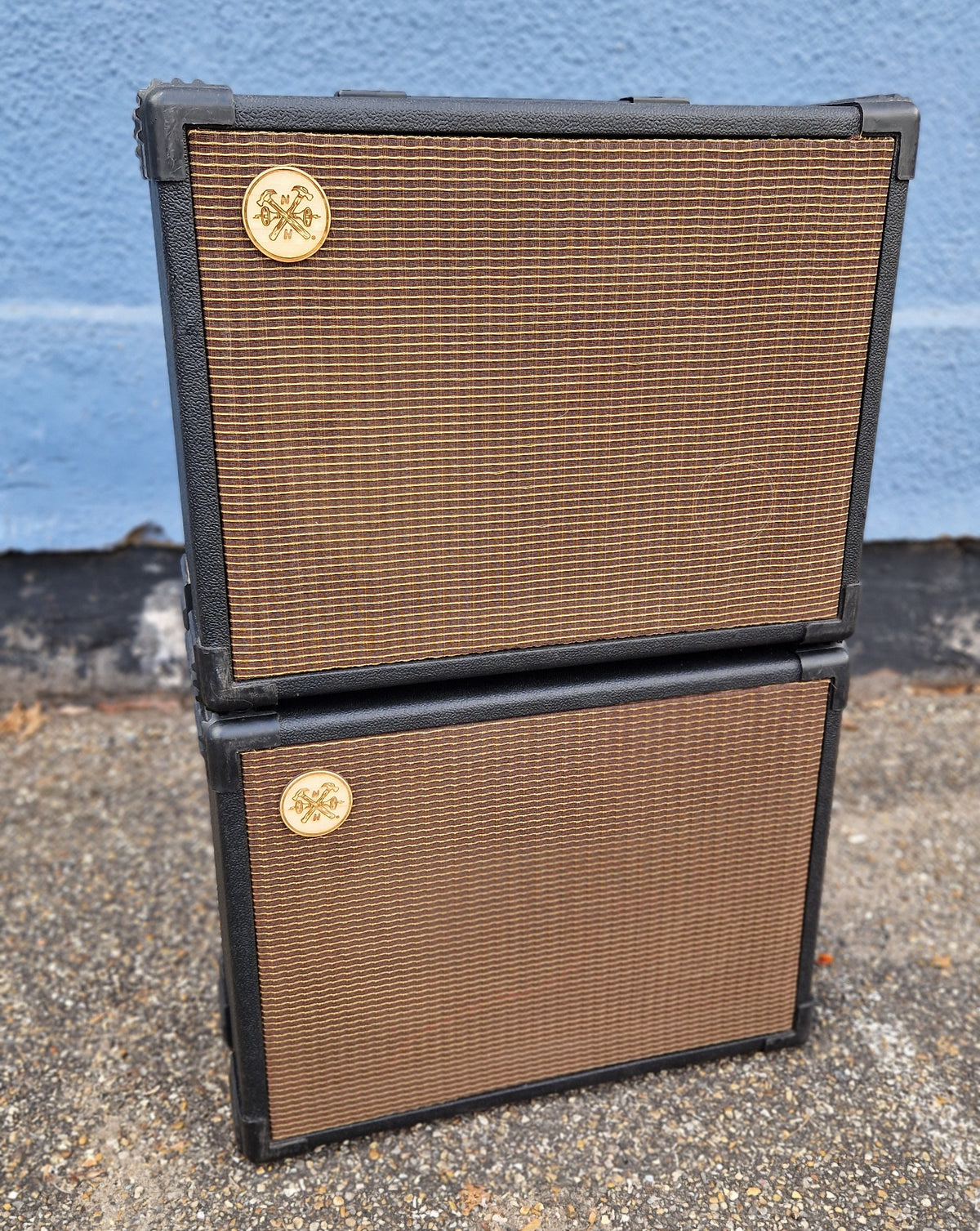 Noisy Hammer - Baffle d'enceinte guitare 1x12" en bois durs mélangés "Stripy"